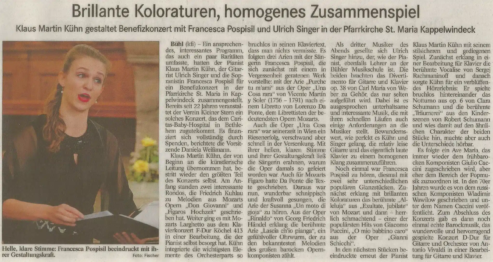 presse brillante koloraturen homogenes zusammenspiel francesca luisa pospisil 2019 10 01